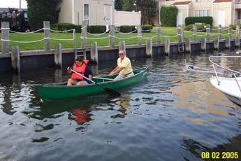 A boat being used at practice